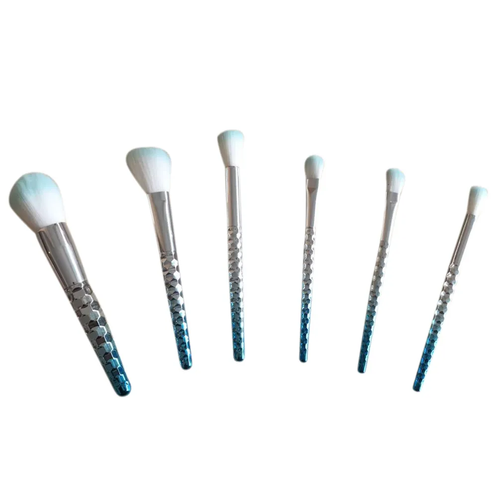 

6PCS Makeup Tool Foundation Eyebrow Eyeliner Blush Powder Cosmetic Cosmetic Concealer Brushes G411