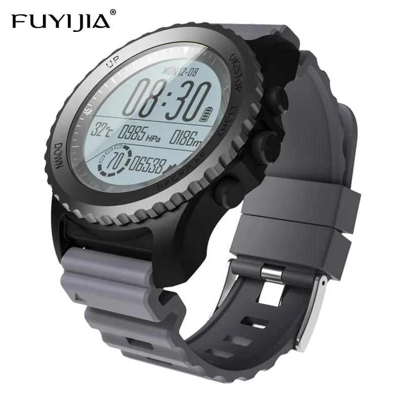 FUYIJIA GPS Outdoor Sports Watch Men 2019 New relogio Air Pressure Smart Watch Couple Waterproof Watches Woman Clock Heart rate