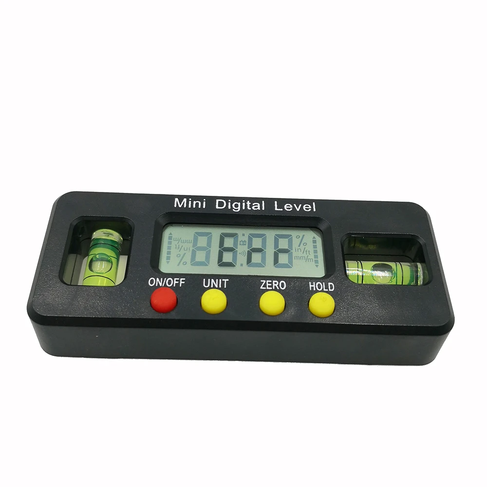 150mm 100mm 360 deg mini digital protractor Angle Finder inclinometer electronic level with magnetic bottom angle measuring tool 2