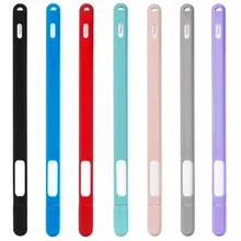 Мягкий силиконовый чехол для Apple Pencil 2-го поколения, чехол для iPad Pencil 2, крышка с наконечником, держатель для планшета, стилус, чехол