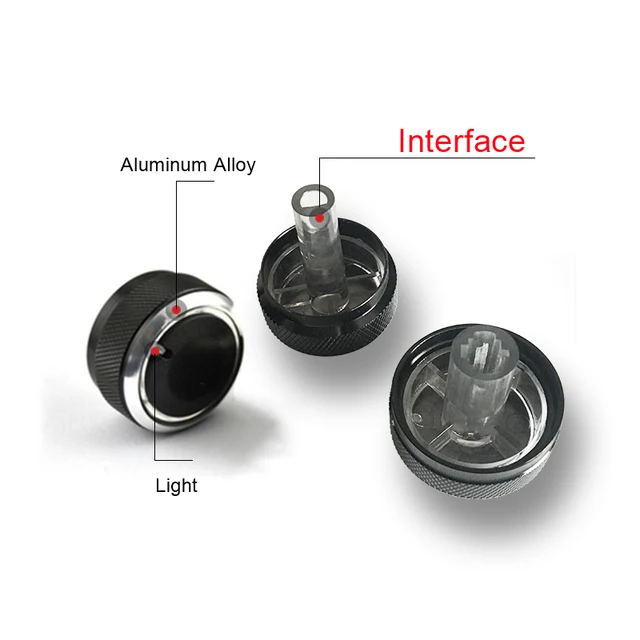 Set 3 Manopole Aria Condizionata In Lega Alluminio Per Mazda 2, 3, 5, 6, Axela - Foto 12