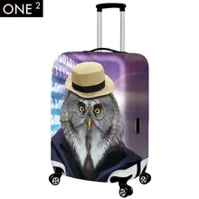 Owl 22″-26″ Suitcase Cover Luggage Bag Anti-scratch Washable Dustproof Elastic suitcase cover