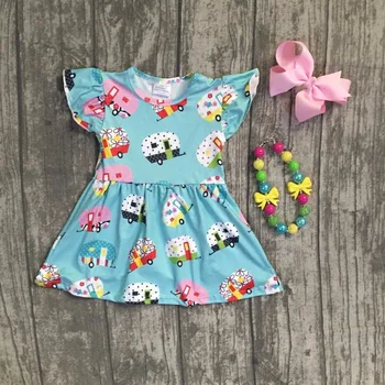 

baby girls summer dress girls back to school dress kids car school dress clothing soft milk silk dress with necklace and bows