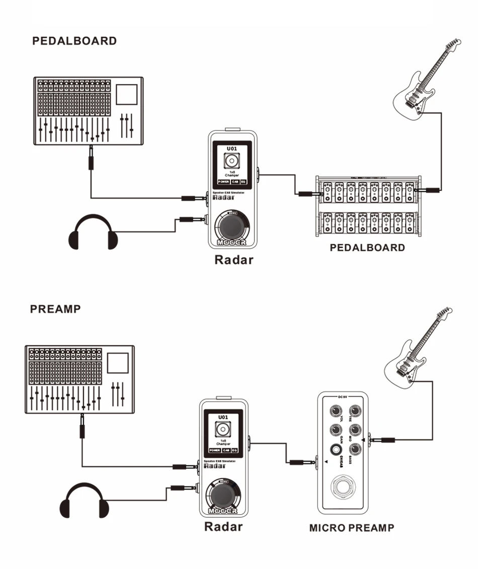 Mooer radar connection Clearance