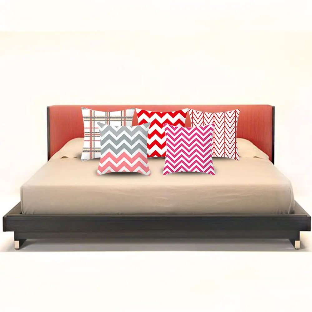 40*40cm Multi-color Pillowcase Geometric Cushion Set Wave Dot Dot Home Sofa Chair Decoration White Lattice Pillowcase