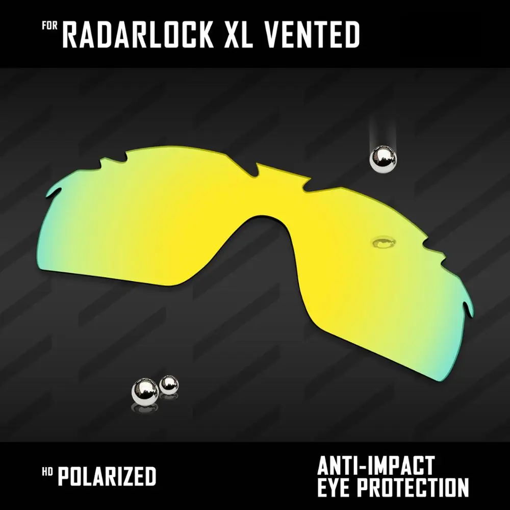 OOWLIT Lenses Replacements For Oakley RadarLock XL Vented OO9196 Sunglasses Polarized - Multi Colors