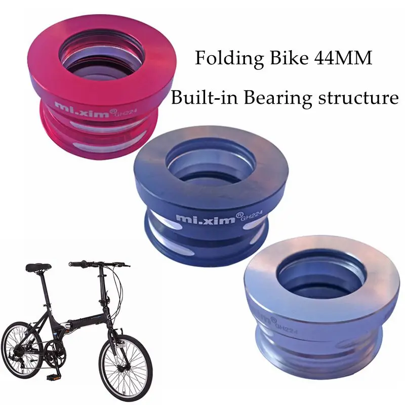

New Folding Bike 44MM Built-in Bearing bike Headset for YA412/P18 Bicycle use