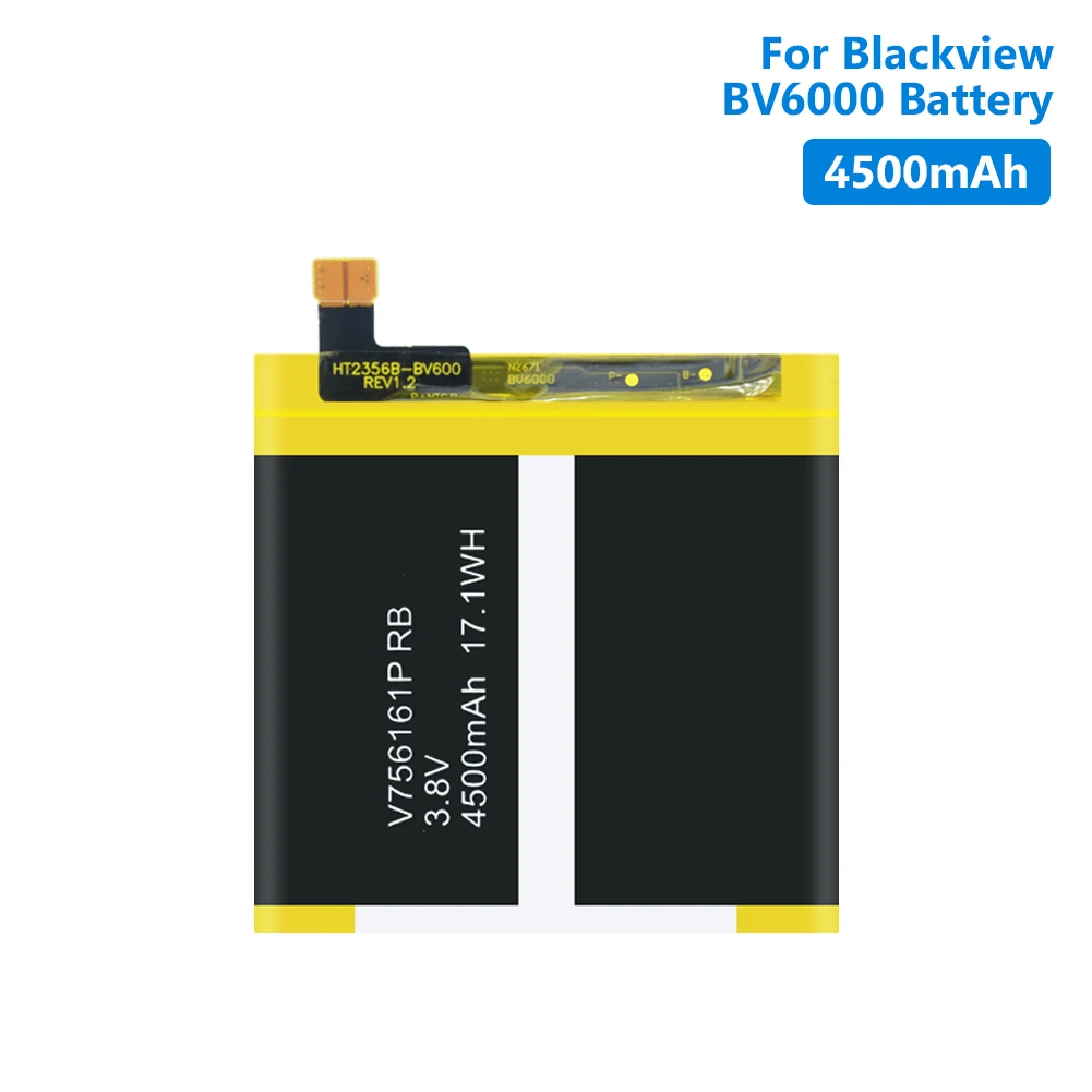 4500 мАч Blackview BV6000 BV6000S V756161P Сменный аккумулятор для литий-полимерных аккумуляторов для мобильных телефонов