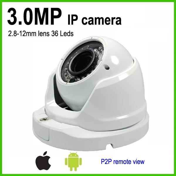 

H.265 security dome ip camera 4mp onvif outdoor using manual zoom lens 2.8-12mm