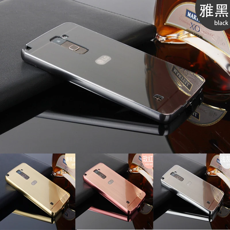 

For LG Stylus 2 Plus Case Brushed mirror Back Cover Case for LG Stylus2 Plus Plating Aluminum Metal Frame for LG Stylo 2 Plus