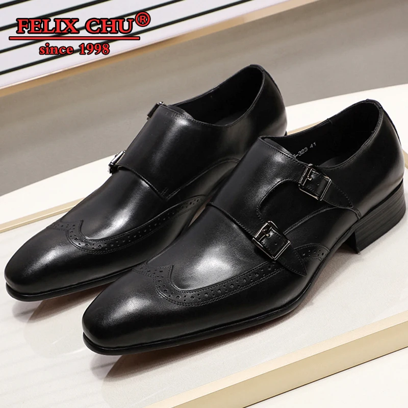 

MEN CASUAL SHOES LEATHER OFFICE BUSINESS BLACK SHOES WING TIP MONK STRAP FORMAL LOAFERS DRESS CASUAL SHOE FOR MEN WEDDING SHOES