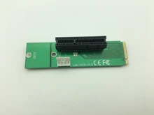 NOVO NGFF M2 M.2 para PCI-E 1x Slot Para Cartão Riser 4x Multiplicador PCIE Adaptador Macho Para Fêmea Para BTC Bitcoin mineiro Antminer Mineração