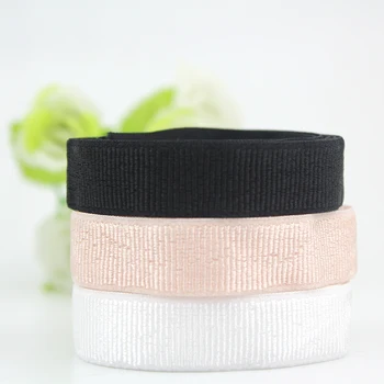 

5/8'' 16mm 10 yards elastic shoulder strap strench grosgrain ribbon sewing garment accessories
