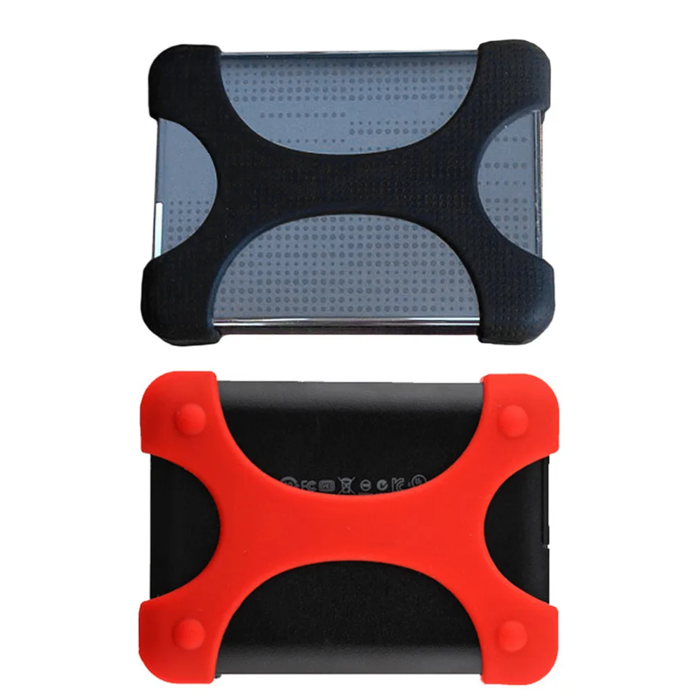 

NOYOKERE External 2.5" Portable Hard Disk Drive Bag Carry Case Cover Silicon Rubber Case 2.5 Inch Portable Hard Drives HDD