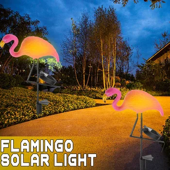 

Smuxi Solar Flamingo LED Garden Light Waterproof IP44 Outdoor Plastic + Metal Yard Law Garden Lamp Lighting Decoration