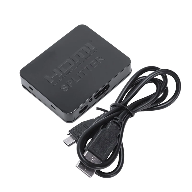 Новый 2 выхода 1 вход HDMI Сплиттер Усилитель Переключатель коробка концентратор