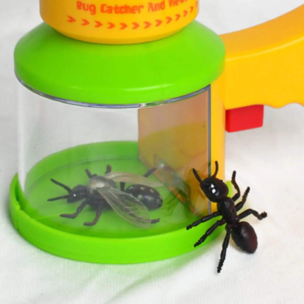 Природа компас Детская кукла зеленая ловушка насекомых зритель научный микроскоп обучение в детском саду разведка детская игрушка