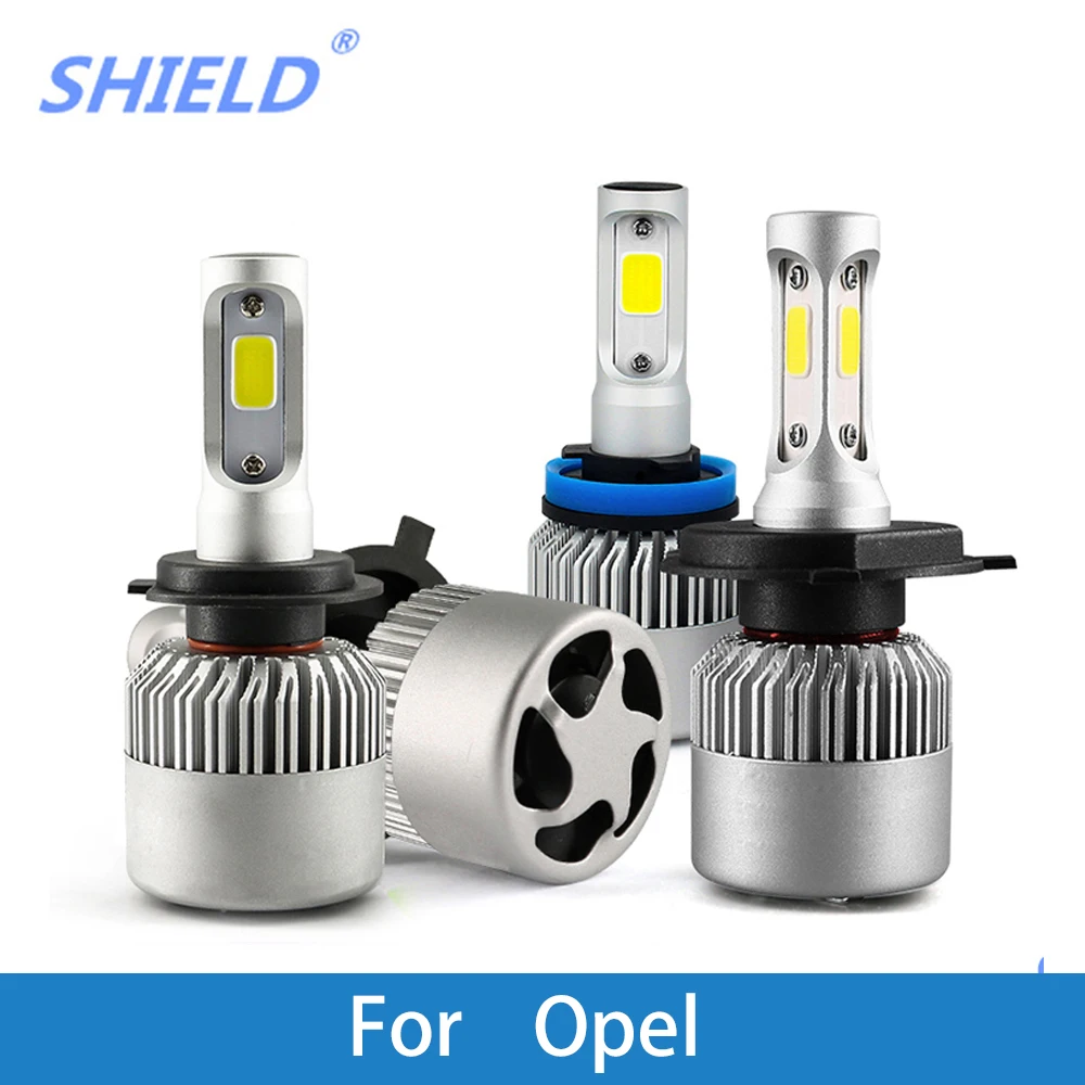 

2 Pcs Auto Headlamp For Opel Astra Zafira Corsa 12V LED H1 H4 H7 H11 9005/HB3 9006/HB4 Car Headlight Bulb 12V 6500K 8000LM