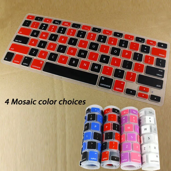 Particular Mosaic Soft Silicone Keyboard Covers for Apple macbook Air