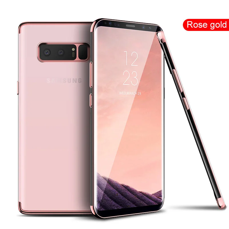 Мягкий прозрачный чехол SIXEVE для Samsung Galaxy S6 S7 Edge S8 S9 Plus Note 8 9 силиконовый