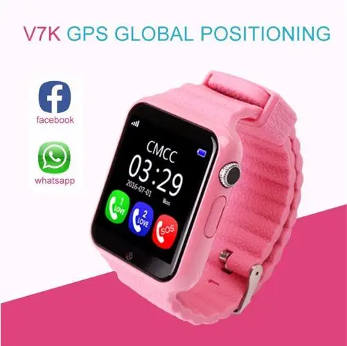 New V7K Bluetooth font b Smart b font font b Watch b font GPS Tracker Smartwatch