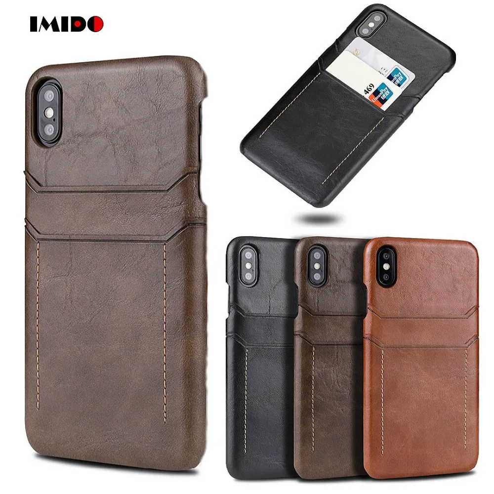 

Luxury PU Leather Phone Case For iPhone 7 Plus Wallet Card Back Cover For iPhone 11 11 Pro MAX X XR XS MAX 8 7 6 6S Plus Coque