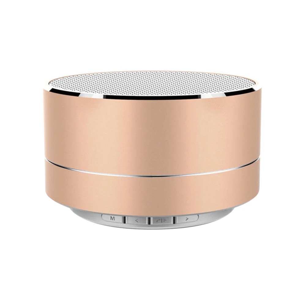Металлический Bluetooth динамик a10 с микрофоном портативный мини Супер Бас Сабвуфер