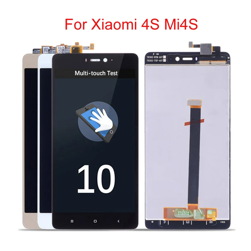 ЖК-дисплей для Xiaomi 4S Mi4S сенсорный экран Mi мобильный телефон 5 0 дюйма сменный