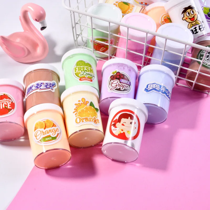

1PCS 120ml DIY Cotton Puff Slime Mud Modeling Children Intelligent Plasticine Magic Playdough Lizun Gift Kids Toys