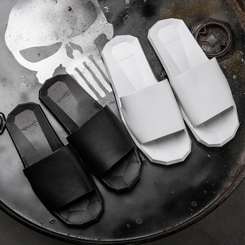 

Men Slippers Summer Beach Male Slides Women Non-slip Flip Flops Striped Style Outdoor Indoor Sandals for Couple Soft ME435