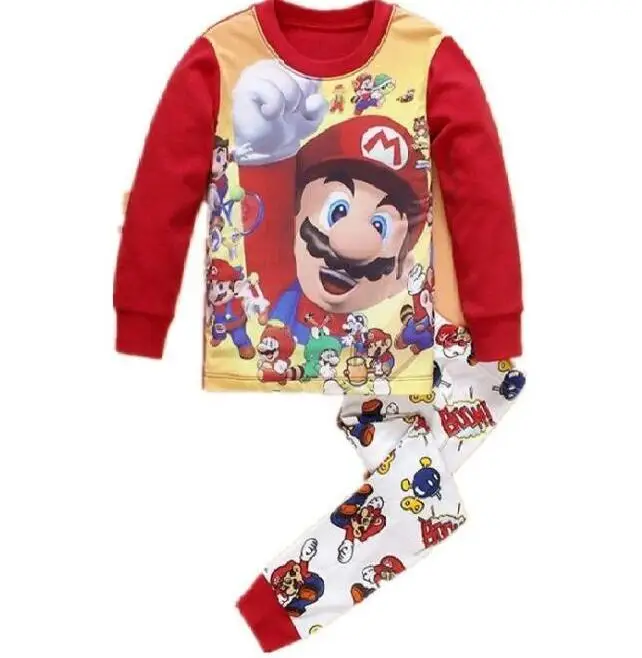 Новейшее белье для детей; хлопковая Детская Пижама; одежда для сна; комплект пижам для малышей; ночная рубашка для мальчиков; комплект одежды; JIE306 - Цвет: style 34
