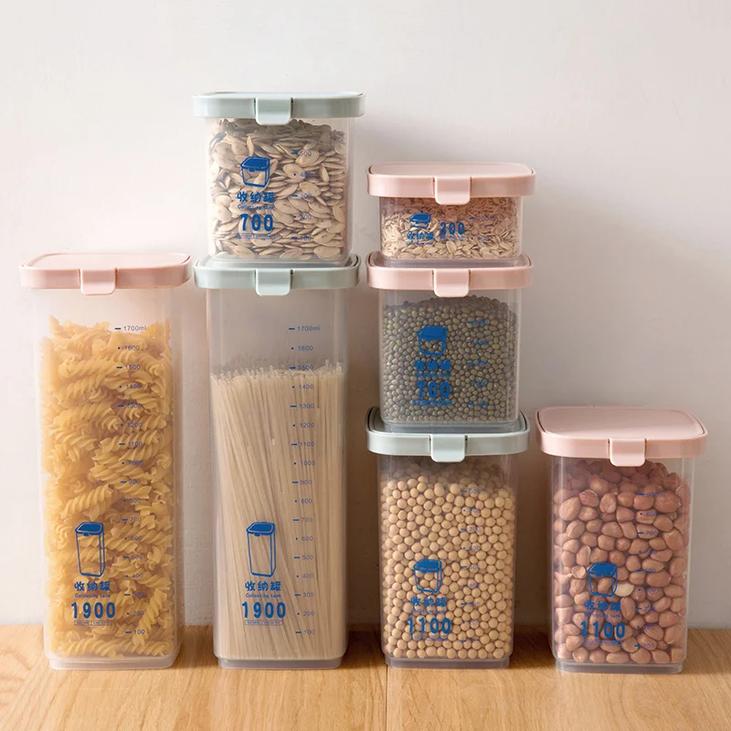 MAIKAMI пищевой пластик прозрачные запечатанные банки дыни семена орехи зерна чаши конфеты закуски сухие фрукты хранения коробки Containe