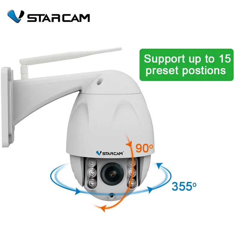 

VStarcam Wireless PTZ C34S-X4 1080P HD Dome IP Camera Waterproof Outdoor Zoom Wifi CCTV Security Surveillance Video Network
