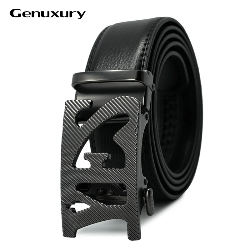 Genuxury 100 high quality brand strap YES shape alloy buckle belts for