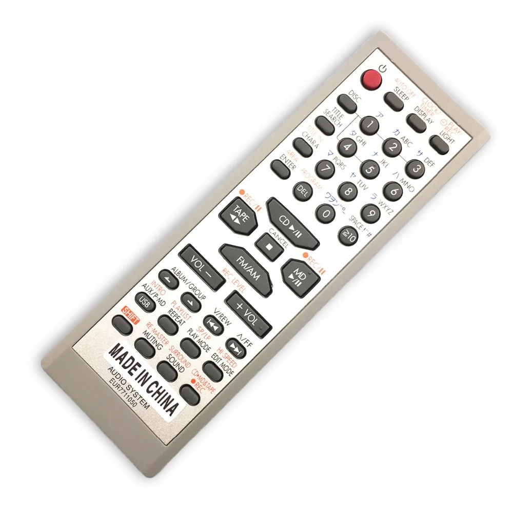 

remote control suitable for panasonic EUR7711050 DVD CD AUDIO SYSTEM PLAYER EUR7711080 SA-PT850EE PT150GS PT673