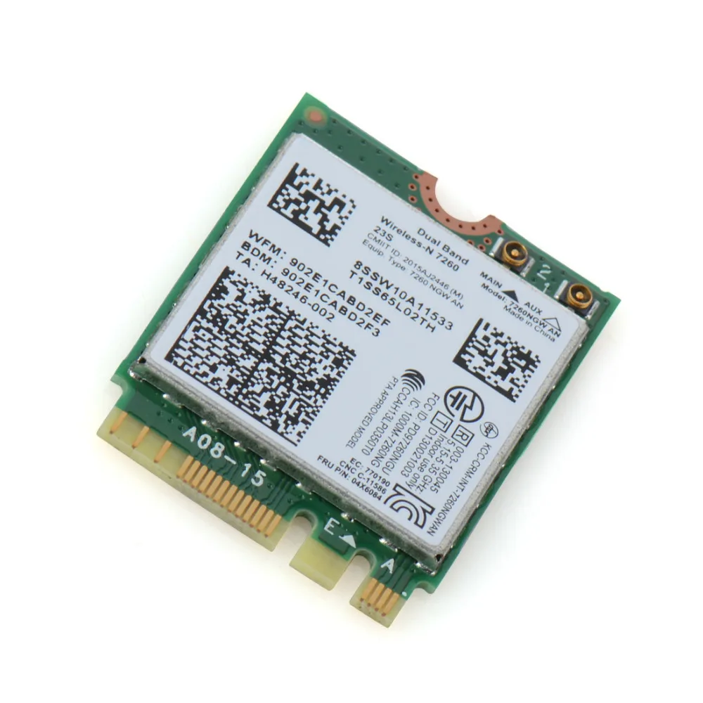 Двухдиапазонная беспроводная сетевая карта AC 7260 WiFi + BT 4 0 для ноутбука Lenovo T440