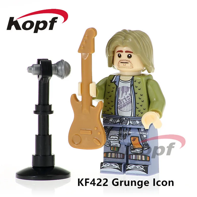 

20Pcs Building Blocks Super Heroes Grunge Icon John Trump Joker Michael Jackson Bricks Learning Toys for children KF422