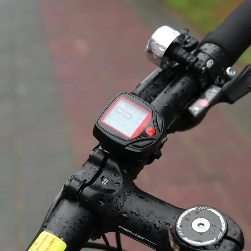Водонепроницаемый 15 функций ЖК велосипедный одометр для велосипеда, измеритель скорости для езды на велосипеде, велосипедный одометр, измеритель скорости для езды на велосипеде