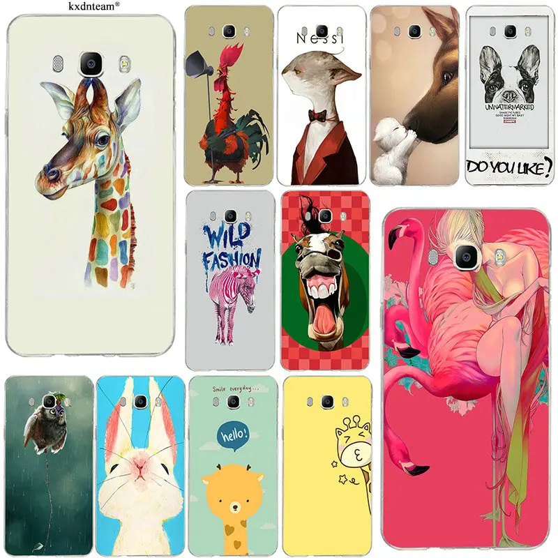 

Wild Fashion Cute Giraffe Soft TPU Silicone Mobile Phone Cases for Samsung Galaxy J1 J2 J3 J5 J7 2015 2016 2017 Coque Shell Bags