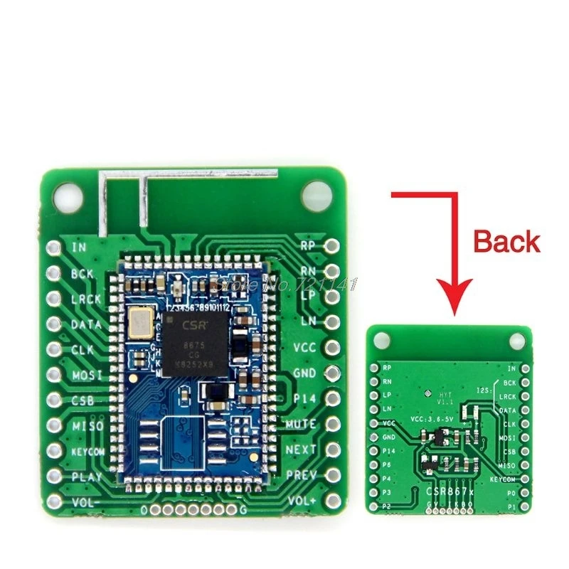 DC 3,6-5 в CSR8675 APTX-HD без потерь усилитель звука bluetooth модуль приемник плата с плинтусом для автомобиля усилитель динамик