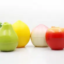 1 шт. 30 г крем банку, пустой Пластик косметический контейнер, 30 мл apple жемчуг lemon персик фрукты форма jar