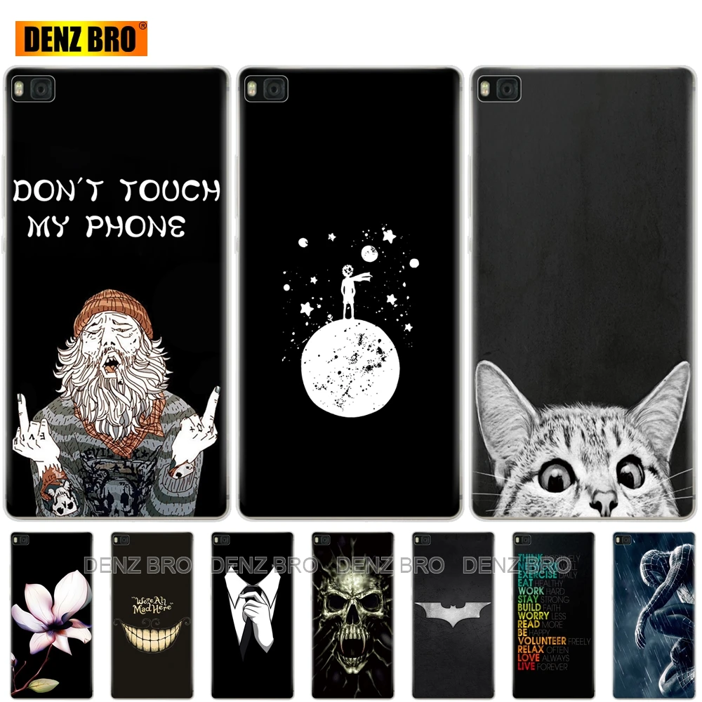 

soft phone Case For P8 lite cover for catdas Huawei P8 lite case 2015 2016 silicone soft coque for Huawei P8 lite cases