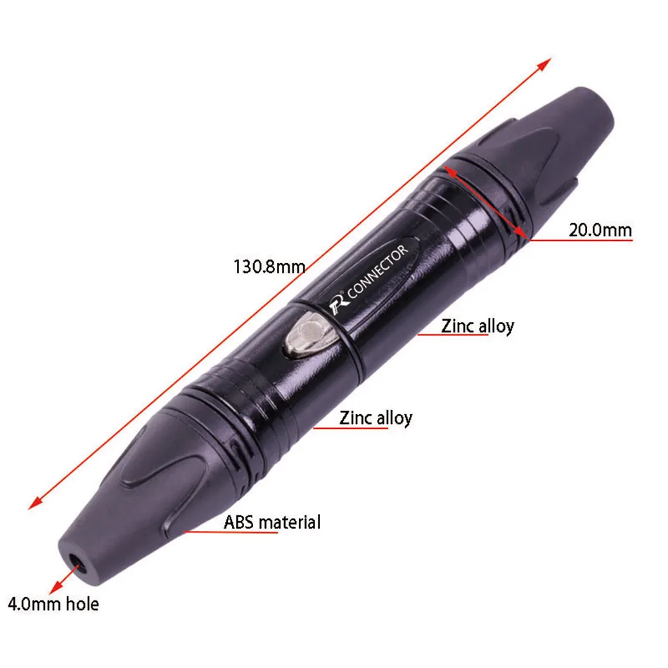 4 комплекта NC3MXX и NC3FXX XLR разъем, 3pin, XLR микрофон штекер и Женский Джек адаптер, доступно 7 цветов