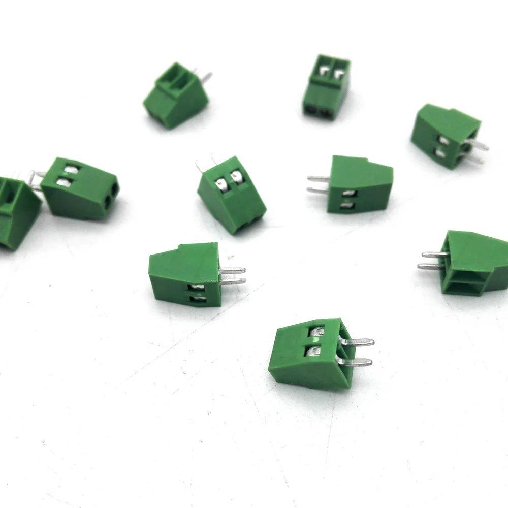 10Pcs 2.54mm 0.1/" Universal 6 Pin 6 Poles PCB Screw Terminal Block Connector