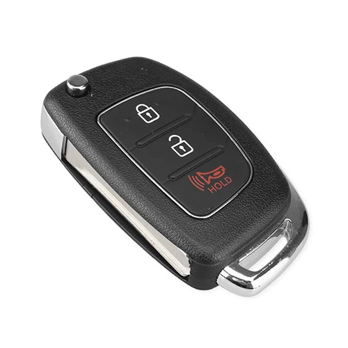 KEYYOU для hyundai Solaris ix35 ix45 ELANTRA Santa Fe Verna 3/4 кнопочный Автомобильный ключ оболочка HY20 дистанционный брелок правая сторона лезвия - Количество кнопок: Model 3