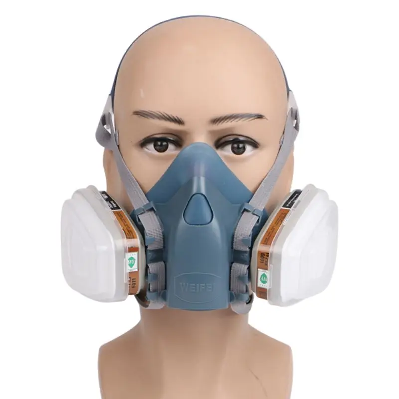

Full Facemask Respirator Painting Spraying Face Gas Mask 5N11 501 For 3M 7502 6001
