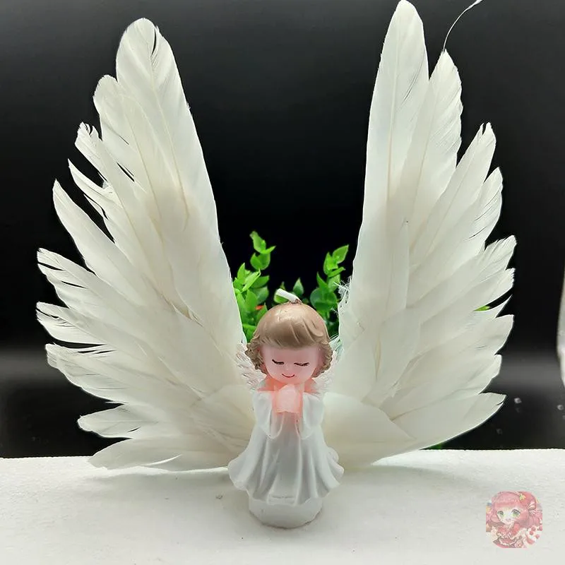 Swan-Wedding-Cake-Topper-For-Decor-Mariage-Valentines-Day-Decoration-Feather-Wing-Cake-Topper-Party-Supplies