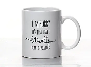 

Funny Coffee Mug Tea Mug with Black Humor Word