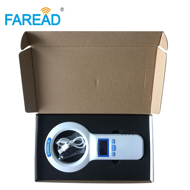 Большая антенна RFID FDX-B USB 1000 Идентификационные коды 134,2 кГц микрочип ручной считыватель чип для сканера животных для домашних животных собака кошка мышь верблюд