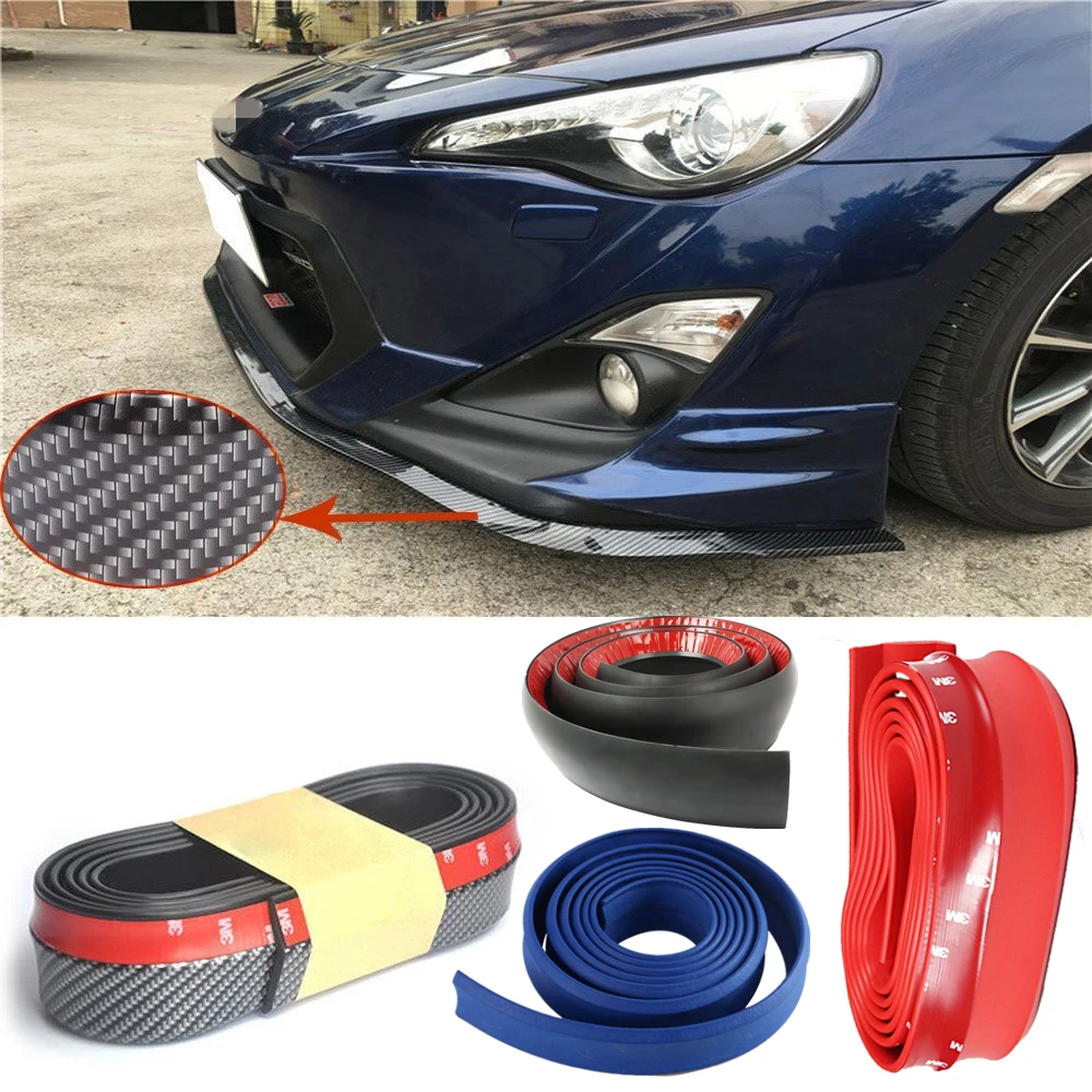 250CM X 6CM Car Styling Front Bumper Rubber Protector Lip Splitter Body Spoiler styling Multi
